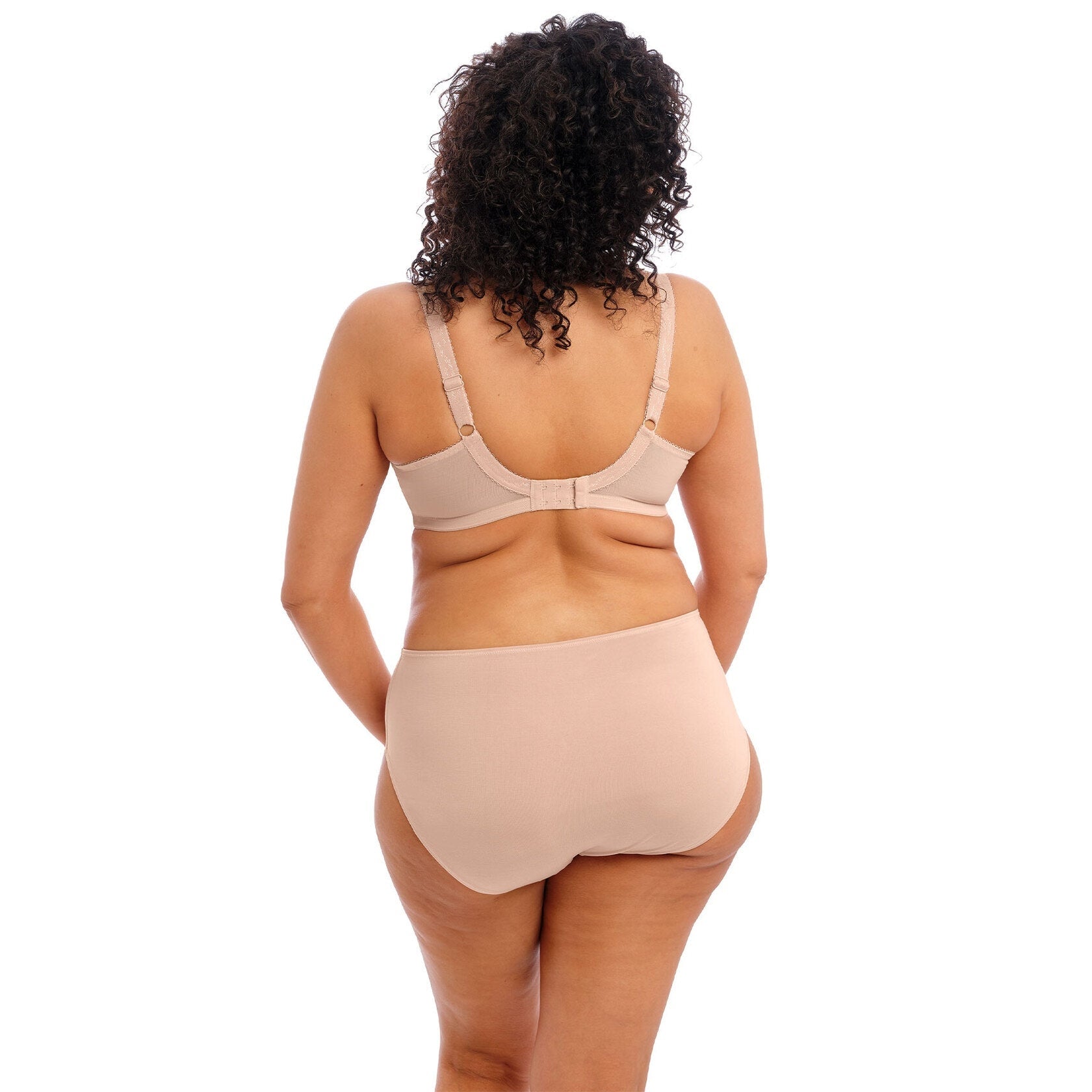 Elomi Morgan in Sahara on Model showing back view.