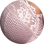 Serena Lace Bra Sugar Rose swatch