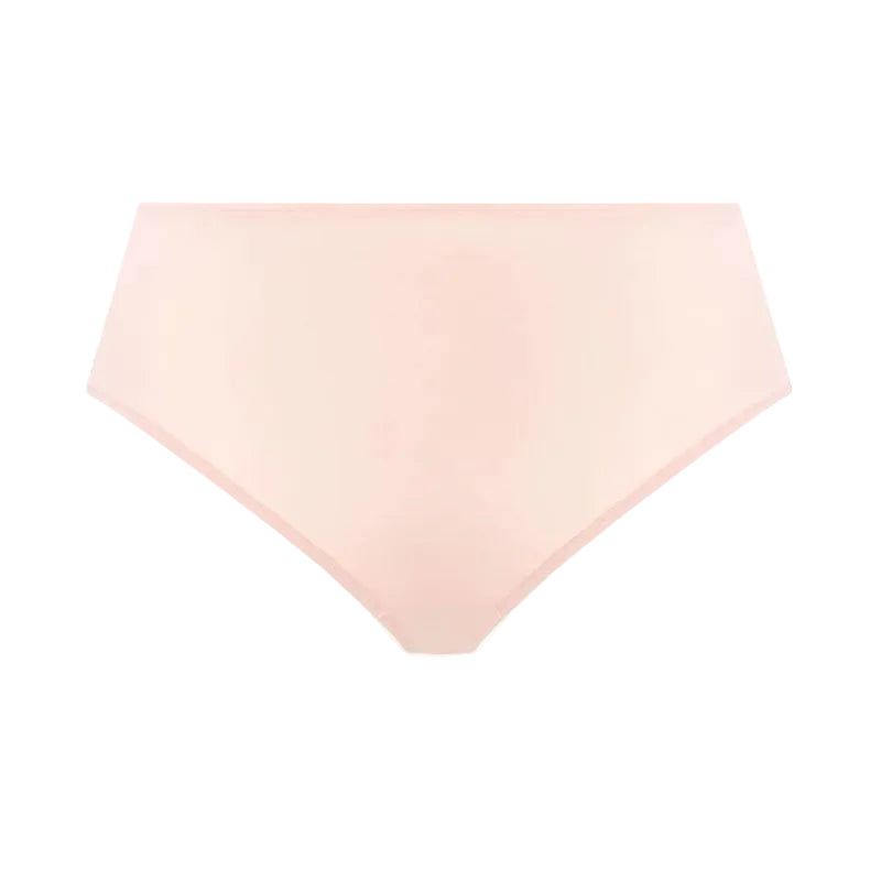Elomi Smooth Full Brief in Ballet Pink shown against a white background.