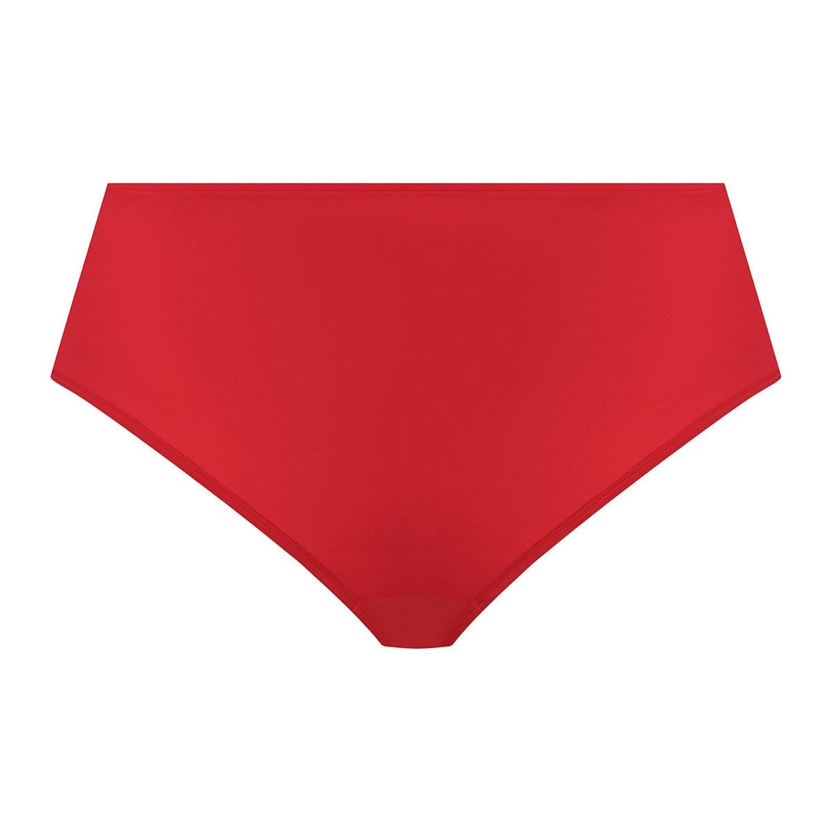 A red full brief underwear cut from a blend of TENCEL Modal and elastane fabric.