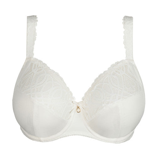 White bra on a white background