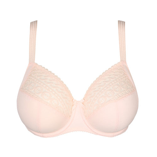 PrimaDonna Montara Full Cup Bra in Crystal Pink shown against white background.