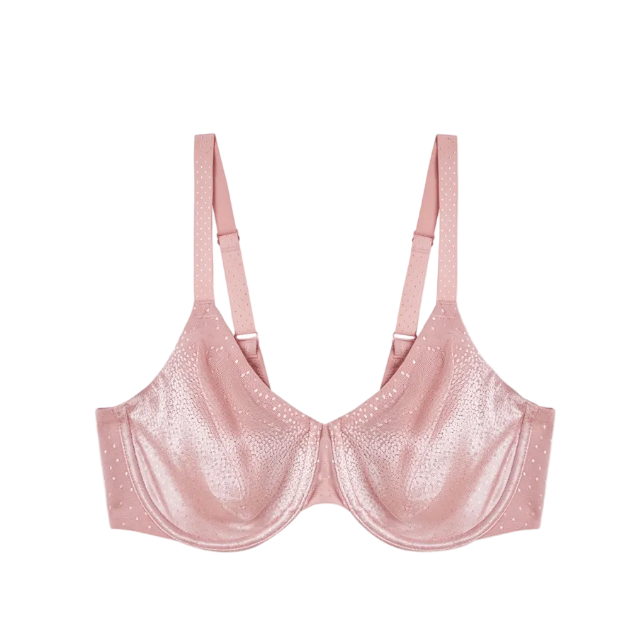 Back Appeal Seamless Bra in Rose Elegance shown against a white background.