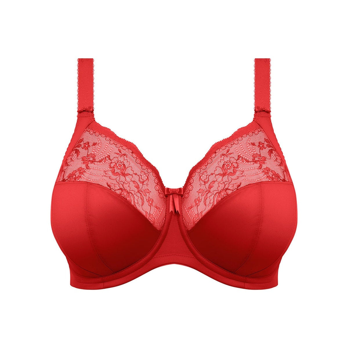 Elomi Morgan in Haute Red on white background. 