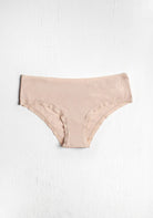 Micro Hipster in Nude on white background