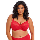 Elomi Morgan in Haute Red on Model