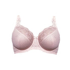 Serena Lace Bra in Sugar Rose on white background