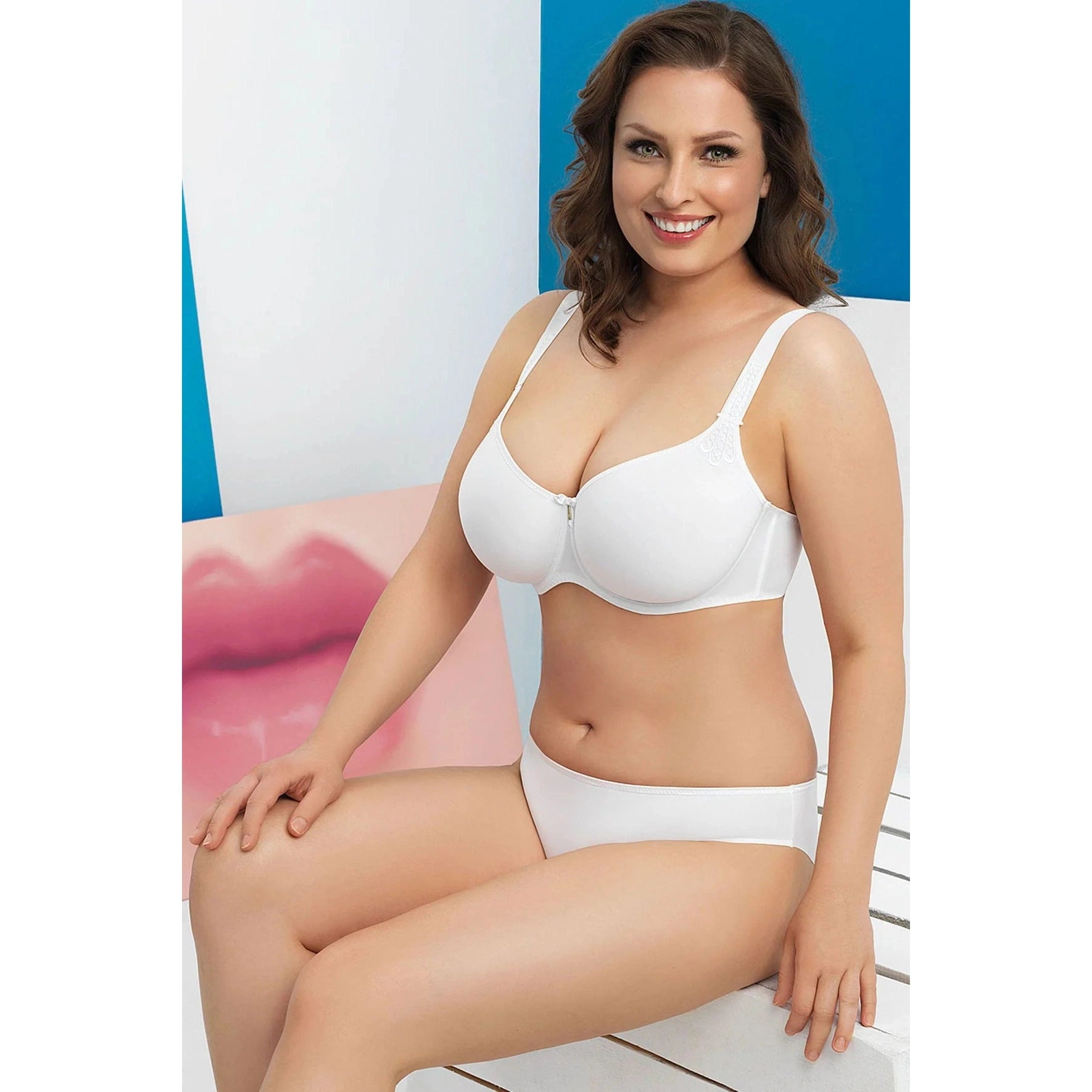 Virginia Spacer Bra in White