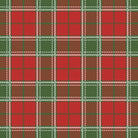 Plaid pattern with red and green squares