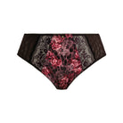 Floral lace underwear on a white background