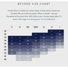 Beyond size chart for determining the best size to order. 