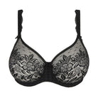 PrimaDonna Madison Seamless Bra in Black shown against a white background. 