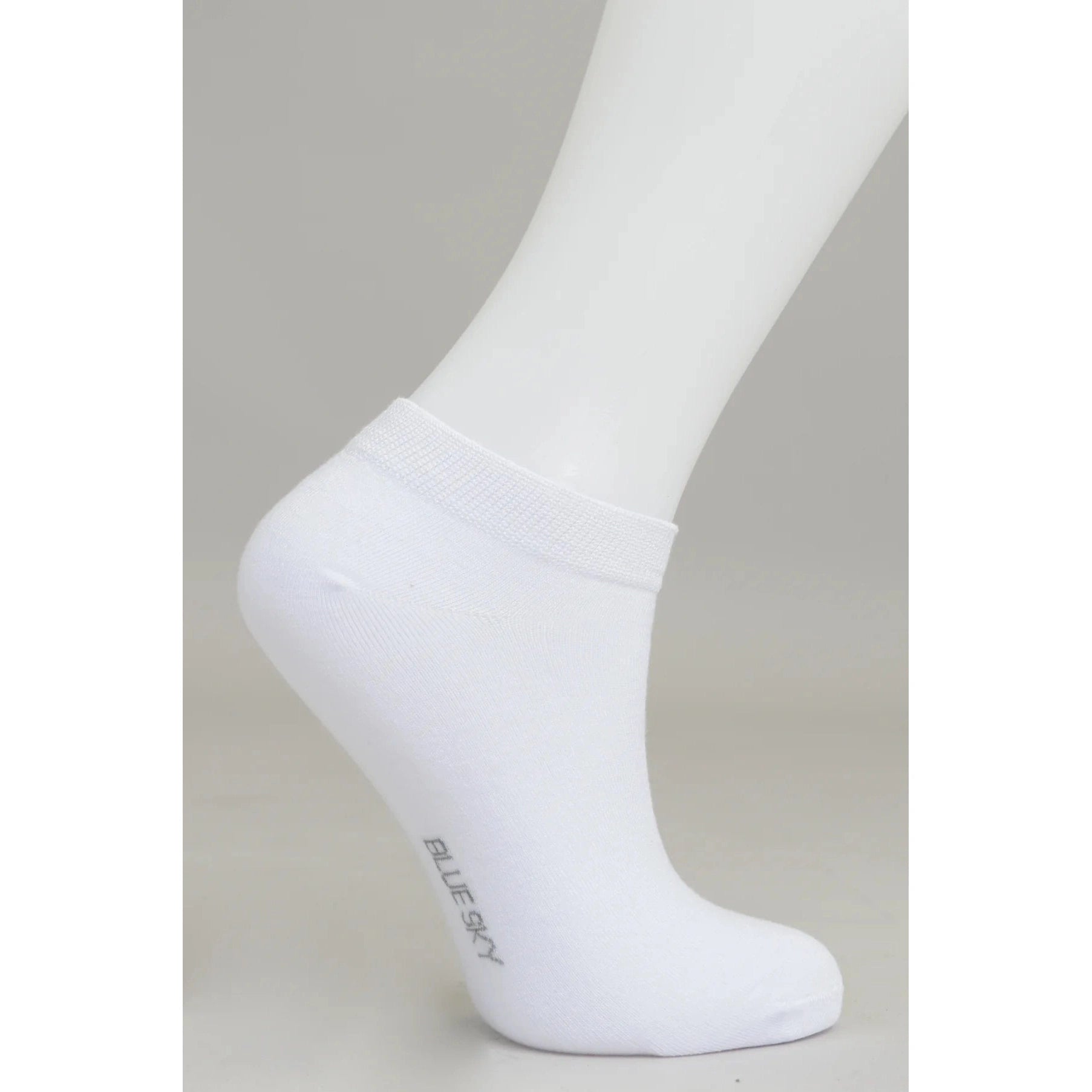 Ladies Bamboo Ankle Sock in White
