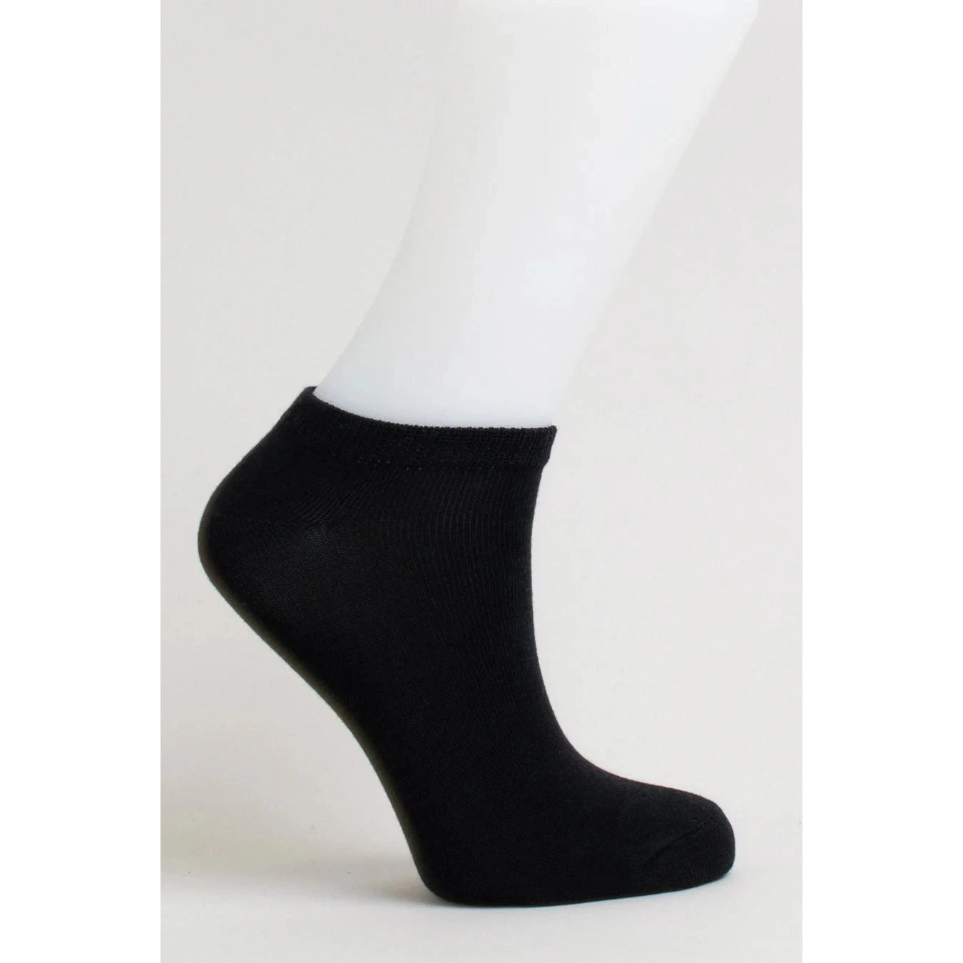 Ladies Bamboo Ankle Sock in black