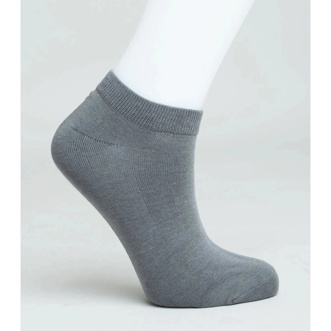 Ladies Bamboo Ankle Sock in Charcoal
