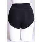 Blue Sky La Gaunche Full Brief in Black shown on a mannequin against a white background, from the back view. 