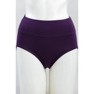 Blue Sky La Gaunche Full Brief in Royale purple shown on a mannequin against a white background, from the front view. 