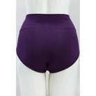 Blue Sky La Gaunche Full Brief in Royale purple shown on a mannequin against a white background, from the back view. 