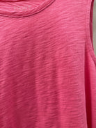 Close-up of pink fabric texture