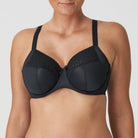 PrimaDonna Montara Full Cup Bra in black shown on a model against a white background.