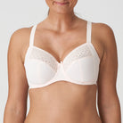PrimaDonna Montara Full Cup Bra in Crystal Pink shown on model against white background. 
