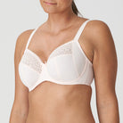 PrimaDonna Montara Full Cup Bra in Crystal Pink shown on model against white background. 
