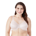 Back Appeal Seamless Bra in Rose Dust shown on a model against a white background. 