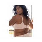 Back Appeal Seamless Bra in Rose Dust shown on a model from the back view. 