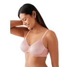 Back Appeal Seamless Bra in Rose Elegance shown on a model against a white background. 