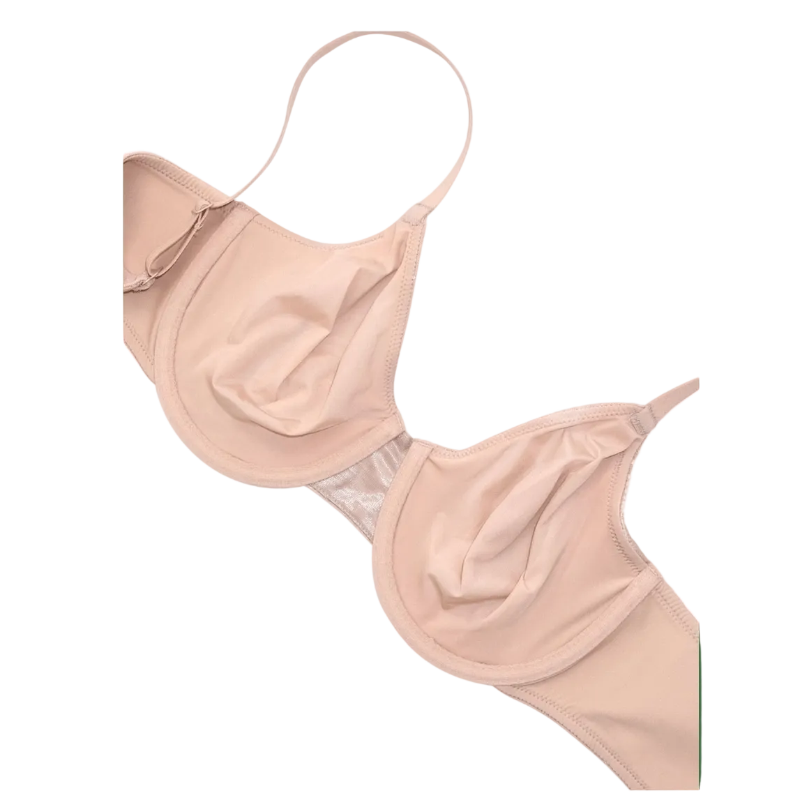 Back Appeal Seamless Bra in Rose Elegance on a white background showing the inside of the cups. 